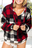 Multicolor Patchwork Buffalo Plaid Hooded Top