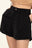 Pleated Cuff Hem Shorts