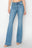 RISEN Mid Rise Flare Jeans with Pockets