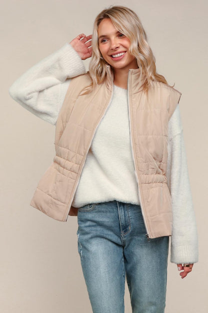 By the Campfire Cozy Tan Vest