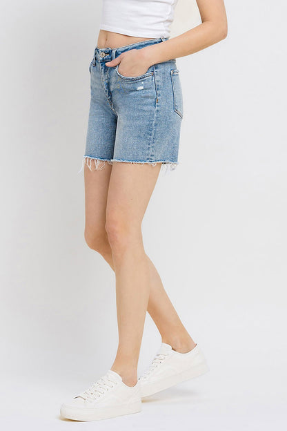 Vervet by Flying Monkey High Rise Denim Shorts