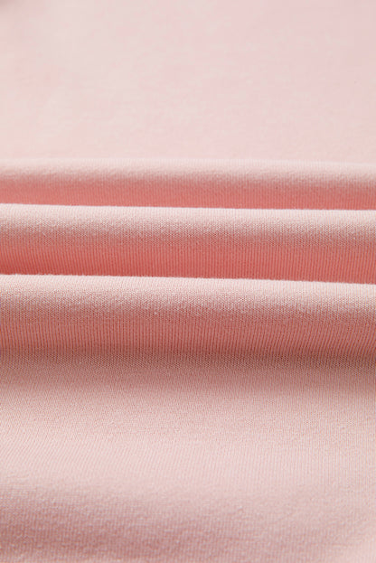 Wild Wind Colorblock Waffle Patchwork Oversize Sweatshirt