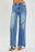 Risen Full Size High Rise Frayed Hem Wide Leg Jeans