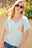 SOLID SEQUIN POCKET BOXY TOP