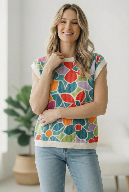 A Work of Art Ribbed Vest