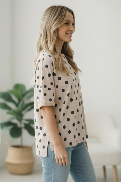 Play Date in Paris Polka Dot Tee