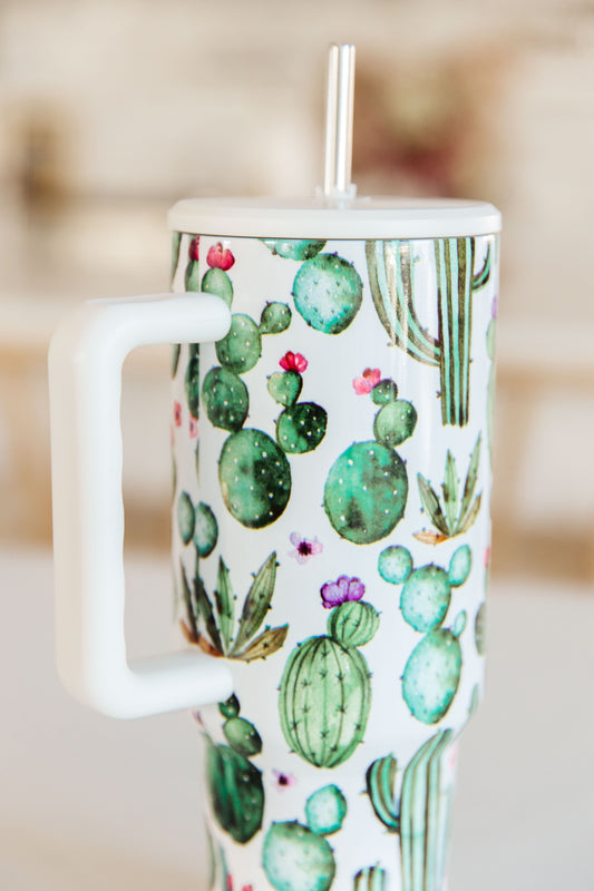 Plant Lover 40 Oz Cactus Tumbler