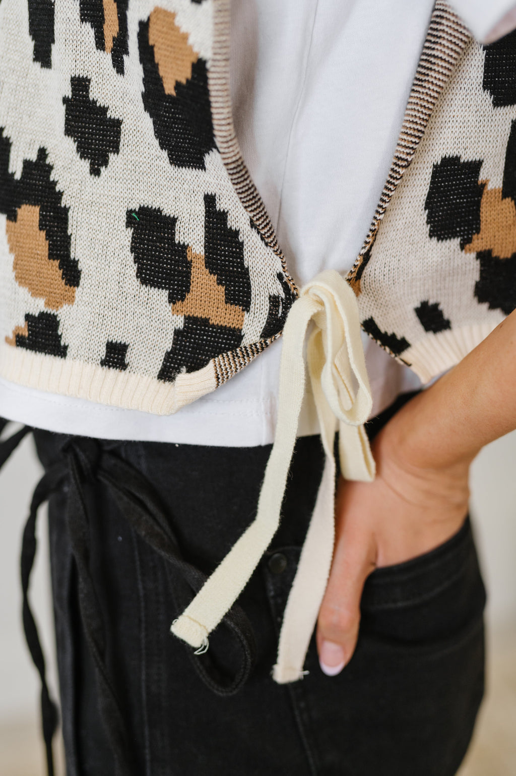 Prowl Pretty Sweater Knit Layered Tee