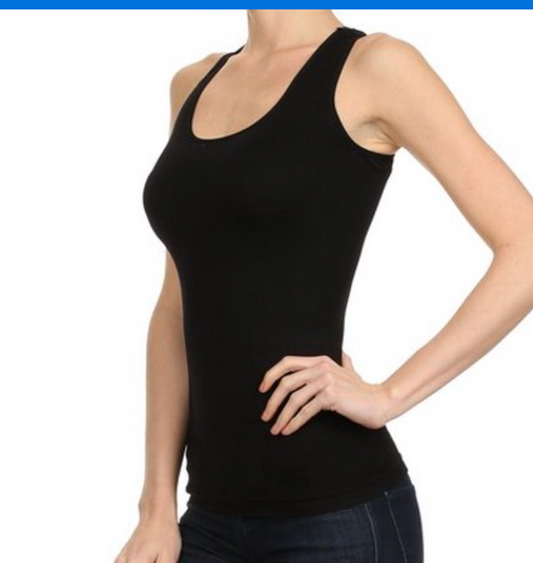La Lange Racerback Black Tanks