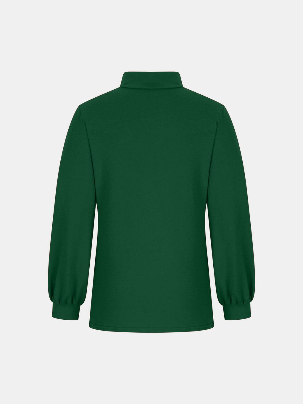 Full Size Mock Neck Long Sleeve T-Shirt