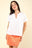 VERY J Nochted Short Sleeve Washed T-Shirt