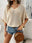 V-Neck Batwing Sleeve Knit Top