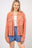 VERY J Button Up Long Sleeve Lace Shirt