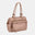 David Jones Zipper PU Leather Handbag