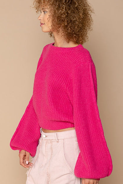 POL Hot Pink Oversized sweater