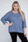 Plus Size Crew Neck Knit Sweater