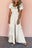 White Ditsy Floral Smocked Puff Sleeve High Waist Jumpsuit