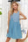 ADORA Decorative Button Sleeveless Babydoll Dress