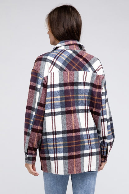 Textured Shirts With Big Checkered point