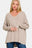 Zenana V-Neck Side Slit High-Low Sweater