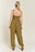 SMOCKED TIE STRAP JUMPSUIT