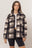 HYFVE Plaid Button Up Boucle Jacket