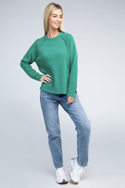 Raglan Chenille Sweater