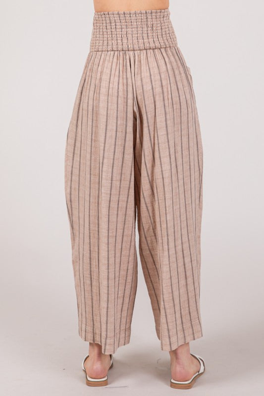 SAGE + FIG Cotton Gauze Wash Stripe Pants