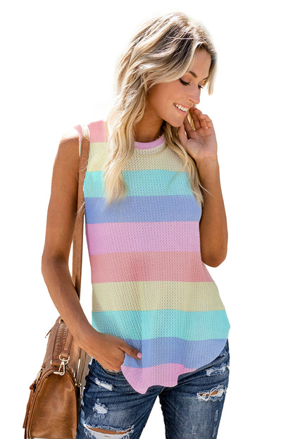 Multicolor Colorblock Pocketed V Neck T-shirt Dress