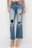 Risen Full Size High Rise Distressed Ankle Flare Jeans