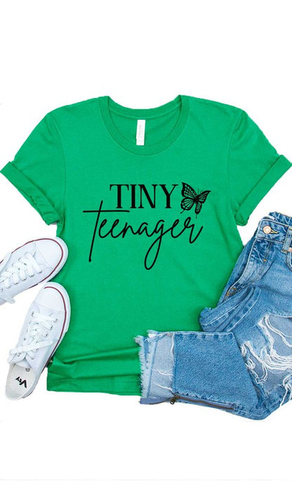 Tiny Teenager Kids Graphic Tee