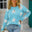 Star Pattern Round Neck Sweater