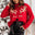 Rudolf Print Pullover Sweater