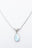 Teardrop Shape Titanium Steel Pendant Necklace