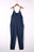 Spaghetti Strap Deep V Jumpsuit with Pockets