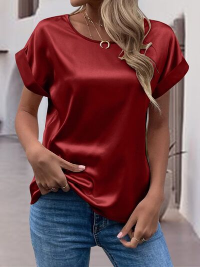 Round Neck Short Sleeve T-Shirt