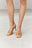 Forever Link Single Strap Chain Detail Mule Heels in Tan