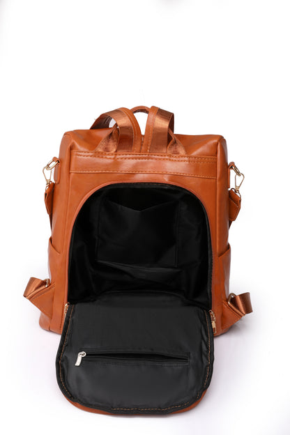 Zipper Pocket Backpack