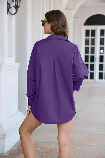 Dropped Shoulder Longline Shirt