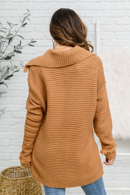 Travel Far & Wide Sweater in Taupe