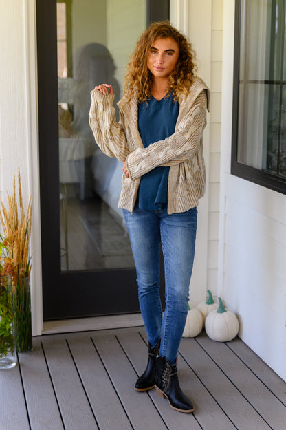 Very Much Needed V-Neck Top in Teal