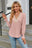 V-Neck Flounce Sleeve Blouse