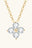 Moissanite Four Leaf Clover Pendant Necklace