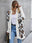 Leopard Pattern Fuzzy Cardigan