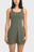 Square Neck Sports Tank Dress with Full Coverage Bottoms