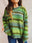 Striped Round Neck Long Sleeve Sweater