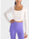 Square Neck Long Sleeve Cropped Sports Top