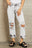 BAYEAS Acid Wash Accent Cropped Mom Jeans